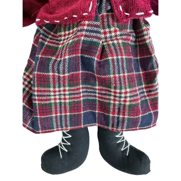 Raz Imports Snowman and Snowwoman Couple-Shelf Sitter Dolls-15 inches-Nice!! - Picture 7 of 13